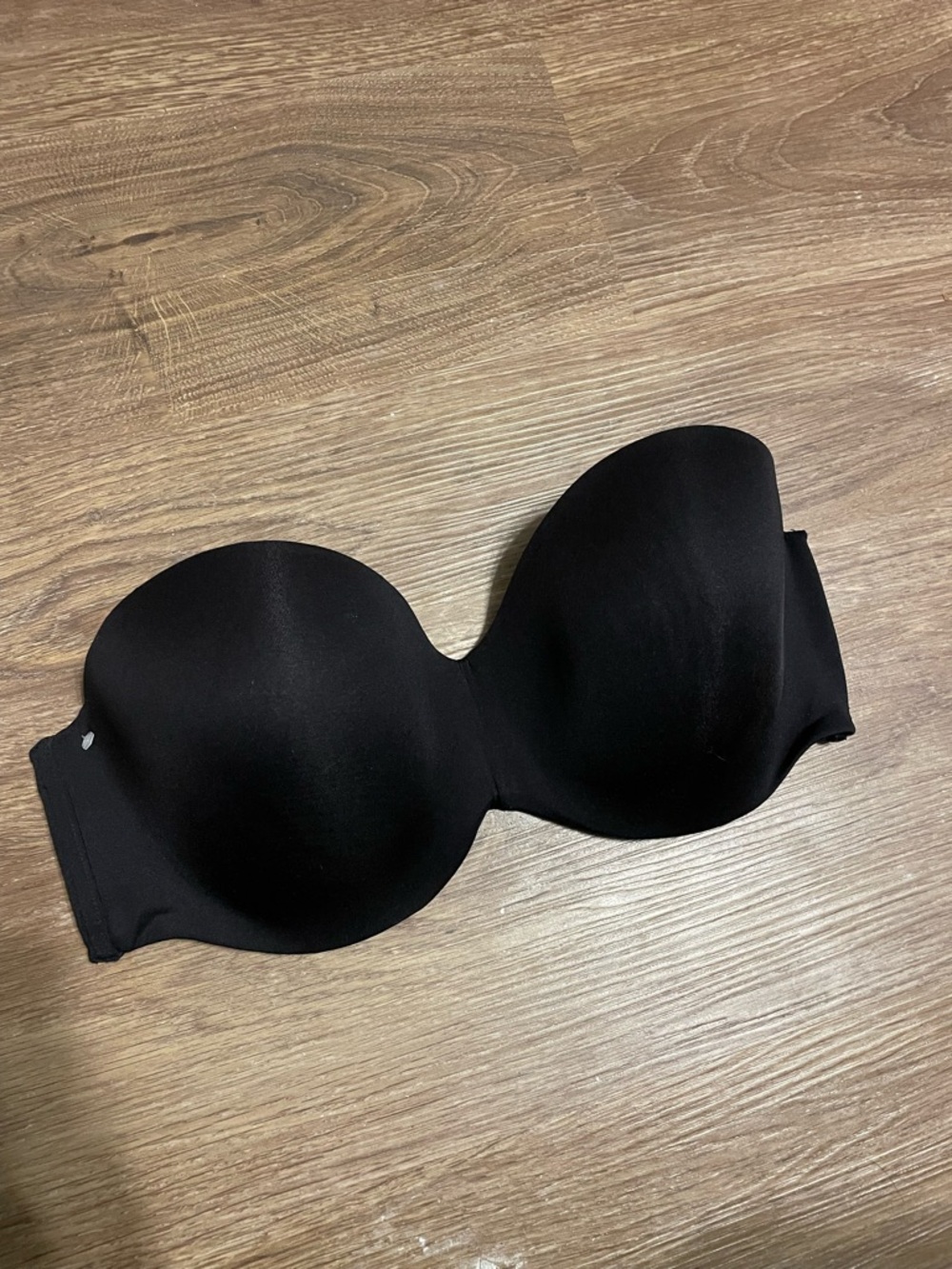 Maidenform Black Strapless Molded Bandeau Bra 38D